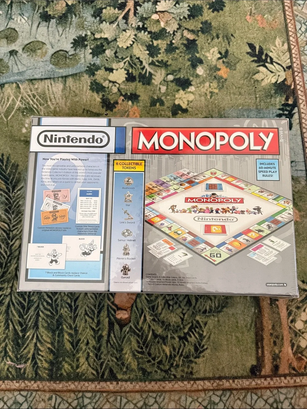 Sealed 🍄 Nintendo Monopoly Collector's Edition - White, Red & Green